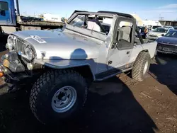 Salvage cars for sale at Brighton, CO auction: 1984 Jeep Scrambler