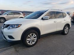 Salvage cars for sale at Grand Prairie, TX auction: 2016 Nissan Rogue S