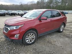 Chevrolet Equinox lt salvage cars for sale: 2018 Chevrolet Equinox LT