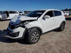 Salvage cars for sale from Copart Houston, TX: 2016 KIA Sportage LX