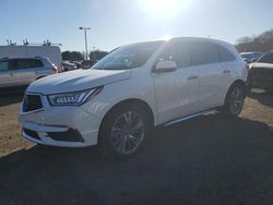 Salvage cars for sale at East Granby, CT auction: 2017 Acura MDX Technology