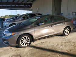 Honda Civic Vehiculos salvage en venta: 2012 Honda Civic EX