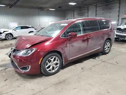 Salvage cars for sale at Franklin, WI auction: 2017 Chrysler Pacifica Touring L