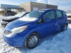 Salvage cars for sale at Kansas City, KS auction: 2016 Nissan Versa Note S