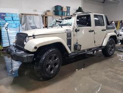 Salvage cars for sale at Elgin, IL auction: 2017 Jeep Wrangler Unlimited Sport