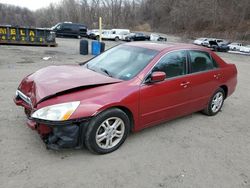 Honda Accord ex salvage cars for sale: 2007 Honda Accord EX