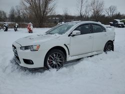 Salvage cars for sale at Columbia Station, OH auction: 2015 Mitsubishi Lancer Evolution