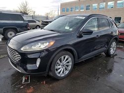 Salvage cars for sale from Copart Cleveland: 2021 Ford Escape Titanium