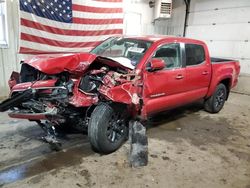 Salvage cars for sale at Lyman, ME auction: 2021 Toyota Tacoma Double Cab