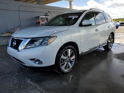 Salvage cars for sale at West Palm Beach, FL auction: 2013 Nissan Pathfinder S