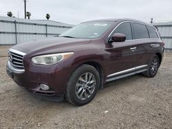 Salvage cars for sale at Mercedes, TX auction: 2013 Infiniti JX35