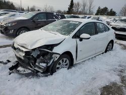 Salvage cars for sale from Copart Ontario Auction, ON: 2020 Toyota Corolla LE