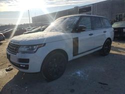 Salvage cars for sale at Fredericksburg, VA auction: 2016 Land Rover Range Rover HSE