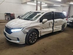 Salvage cars for sale at Ham Lake, MN auction: 2024 Honda Odyssey EXL