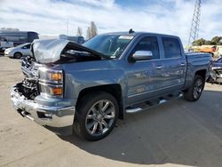 Salvage cars for sale at Hayward, CA auction: 2015 Chevrolet Silverado K1500 LTZ