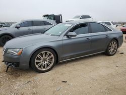 Salvage cars for sale from Copart San Antonio, TX: 2014 Audi A8 Quattro