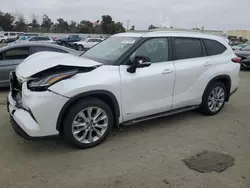 Salvage cars for sale at Martinez, CA auction: 2023 Toyota Highlander Hybrid Limited