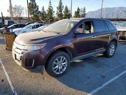 Salvage cars for sale from Copart Rancho Cucamonga, CA: 2011 Ford Edge SEL