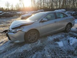 Salvage cars for sale at Waldorf, MD auction: 2015 Toyota Camry LE