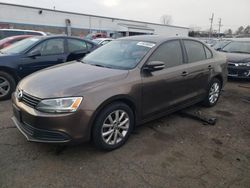 Salvage cars for sale at New Britain, CT auction: 2011 Volkswagen Jetta SE