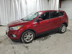 Salvage cars for sale at Albany, NY auction: 2017 Ford Escape SE