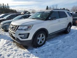 Vehiculos salvage en venta de Copart Bowmanville, ON: 2017 Ford Explorer XLT