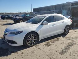 Salvage cars for sale at Fredericksburg, VA auction: 2015 Acura TLX Tech