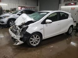 Toyota Prius salvage cars for sale: 2012 Toyota Prius C