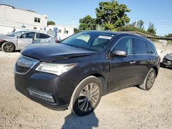 Acura mdx Vehiculos salvage en venta: 2016 Acura MDX Technology