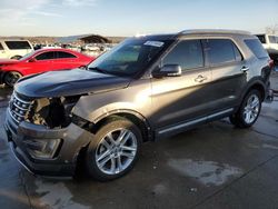 2016 Ford Explorer Limited en venta en Grand Prairie, TX