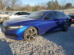 Salvage cars for sale at auction: 2022 Honda Accord Sport