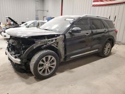 Salvage cars for sale at Appleton, WI auction: 2021 Ford Explorer Limited