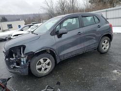 Salvage cars for sale from Copart Grantville, PA: 2016 Chevrolet Trax LS