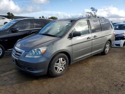 Salvage cars for sale at American Canyon, CA auction: 2007 Honda Odyssey EXL