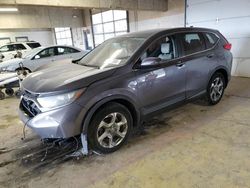 Salvage cars for sale at Indianapolis, IN auction: 2017 Honda CR-V EXL