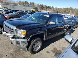 Salvage trucks for sale at Exeter, RI auction: 2015 GMC Sierra K1500 SLE