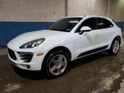 Salvage cars for sale from Copart Woodhaven, MI: 2015 Porsche Macan S