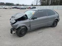 Salvage cars for sale at Dunn, NC auction: 1997 Honda Civic CX