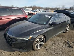 Salvage cars for sale at auction: 2021 Honda Accord Sport