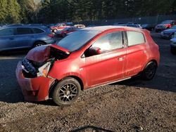 Salvage cars for sale from Copart Graham, WA: 2015 Mitsubishi Mirage DE