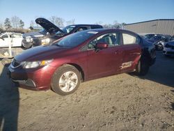 Honda Civic salvage cars for sale: 2015 Honda Civic LX