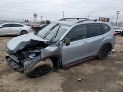 Salvage cars for sale from Copart Chicago Heights, IL: 2024 Subaru Forester Sport