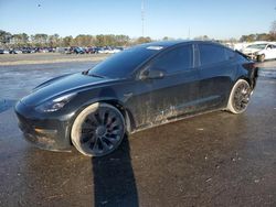 Salvage cars for sale at Dunn, NC auction: 2022 Tesla Model 3