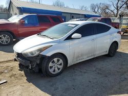 Salvage cars for sale at Wichita, KS auction: 2016 Hyundai Elantra SE