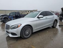 Salvage cars for sale at Wilmer, TX auction: 2016 Mercedes-Benz C 300 4matic