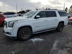 Salvage cars for sale at Denver, CO auction: 2015 GMC Yukon XL K1500 SLT