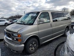 GMC salvage cars for sale: 2002 GMC Savana G1500 Luxury