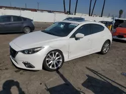 Salvage cars for sale at Van Nuys, CA auction: 2015 Mazda 3 Touring