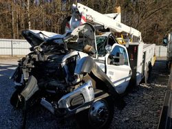 Salvage trucks for sale at Florence, MS auction: 2015 Ford F550 Super Duty