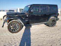 Jeep salvage cars for sale: 2023 Jeep Wrangler Sahara 4XE